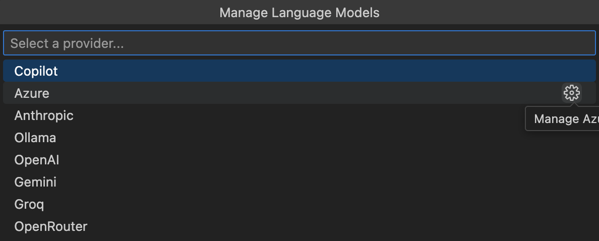 Manage Azure