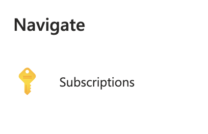 Azure Subscriptions