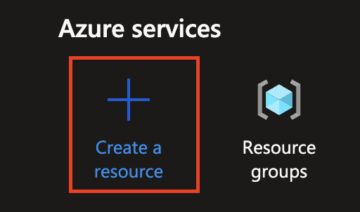 Create a new resource