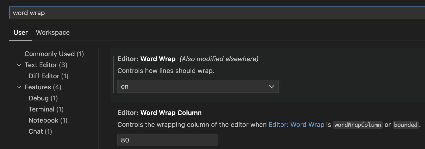 Set Word Wrap