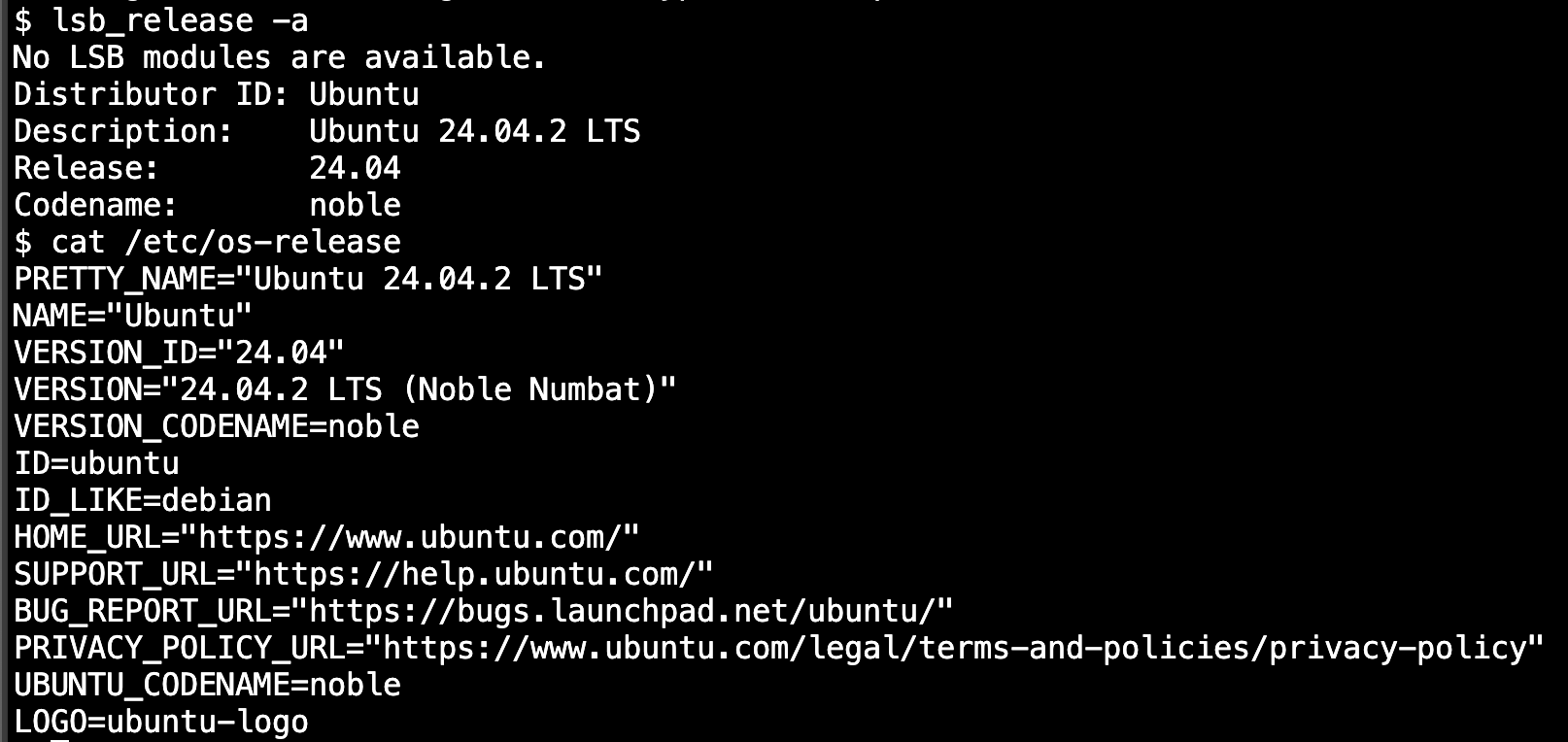 Check Ubuntu version