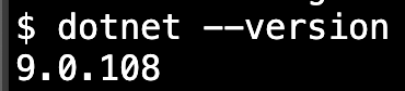 Verify .NET installation