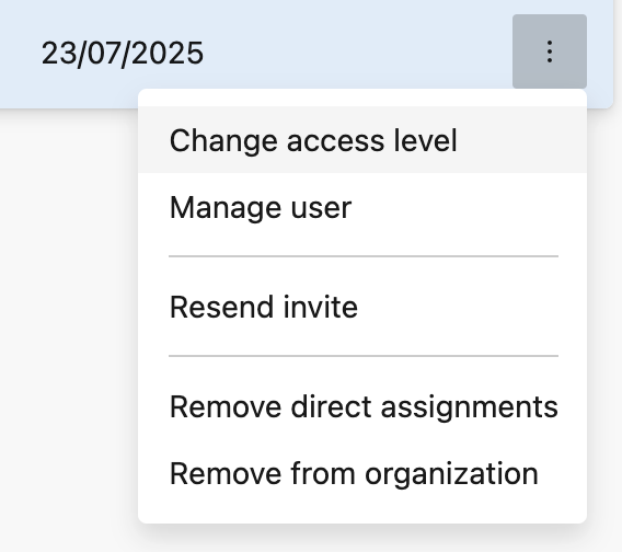 Change Access Level in Azure DevOps